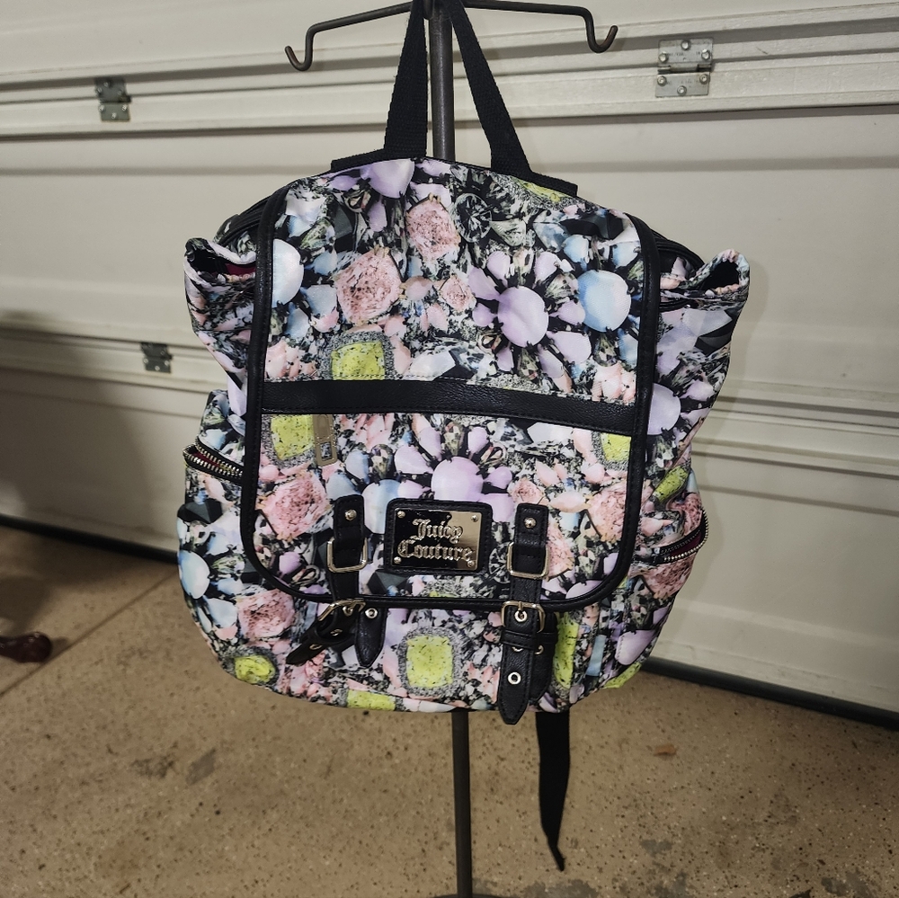 Juicy Couture Pastel Floral Backpack